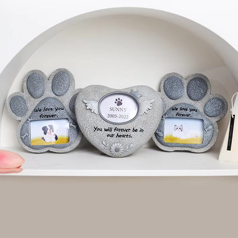 Pet Dog Tombstone Creative Resin Simulation Memorial Stone