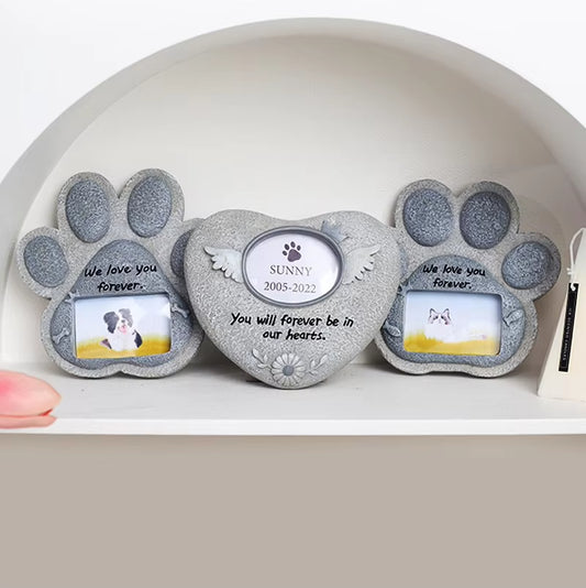 Pet Dog Tombstone Creative Resin Simulation Memorial Stone