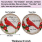 Personalized Human Memorial Garden Stone with Cardinal Statue