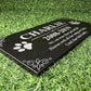 Granite Pet Memorial Stones, Personalized Pet Grave Markers for Dogs or Cats