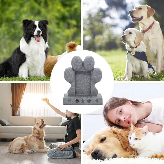 Pet Dog Sacrifice Tombstone Can Place Photo Creative Resin Simulation Monument Memorial Stone