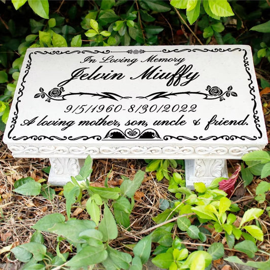Memorial Bench Plaques for Outdoors Gifts
