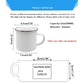 Best Mom Enamel Cups Mommy Birthday Gifts Best Mom Ever Mug Mothers Day Gift