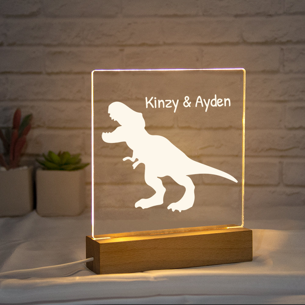 Personalized Nightlight USB LED Customized Name 3D Lamp