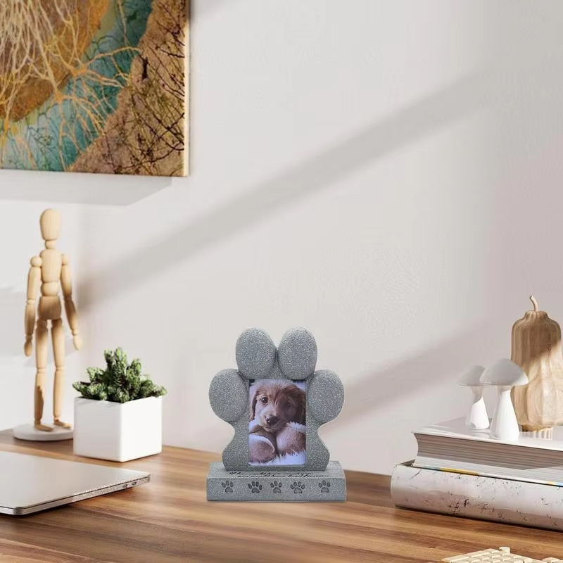 Pet Dog Sacrifice Tombstone Can Place Photo Creative Resin Simulation Monument Memorial Stone