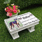 Custom Pet Memorial Stone with Colorful Photo