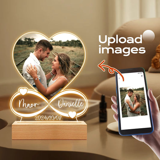 Personalized Anniversary Women Men Couples Gifts Custom Photo Love Frame