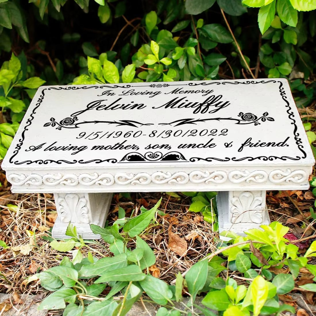 Personalized Human Memorial Stones with Photo