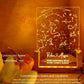 Personalized Constellation Chart Lamp Customized Bedroom NightLight for Couples