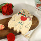New Personalized Wooden Bear Custom Family Name Puzzle Sculpture