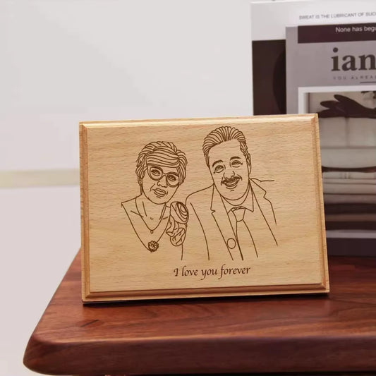 Custom Frames Vintage Wooden Photo Frames Home Decor Personalized Printed Photos
