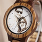 Custom LOGO Printing Your Own Photo Men Watch Unique Bamboo Wood Wristwatch