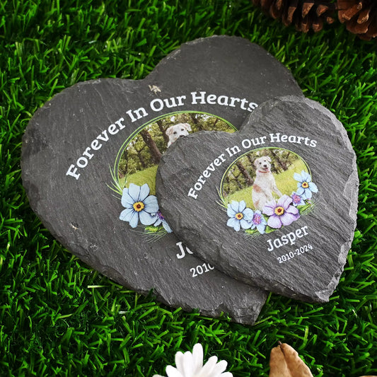 Personalized Pet Memorial Stone with Photo Printing