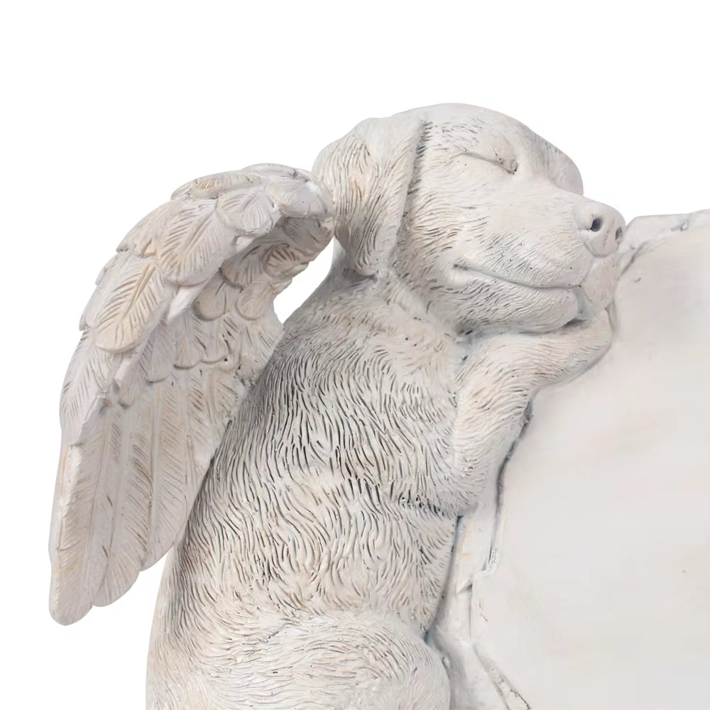 Personalized Dog Angel Memorial Garden Statue