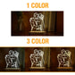 Custom Birthdays Wedding Anniversaries Gifts Led 3D Lamp Light