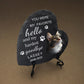 Personalized Pet Memorial Stones, Memorial Garden Stone Engraved with Photo