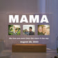 Custom 3D Acrylic Photo Lamp Personalized Led Night Light for Parents