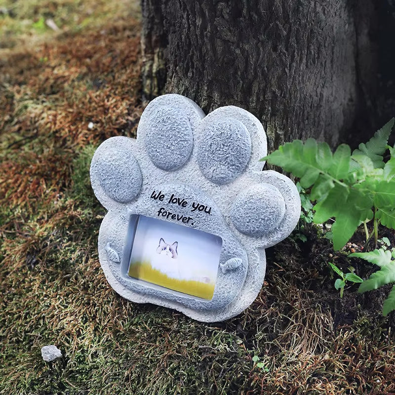 Pet Dog Tombstone Creative Resin Simulation Memorial Stone