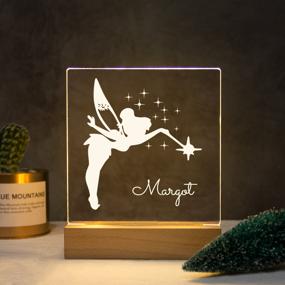 Personalized Nightlight USB LED Customized Name 3D Lamp