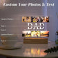 Custom Acrylic Lamp Personalized Photo Text Bedroom Night Light