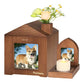Pet Urns with Photo Frame Funeral Cremation Small Box Urn Loving Memory Pet Picture Frame