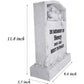 Upright Pet Headstone for Dog, Personalized Dog Memorial Stone Resin Dog Statue