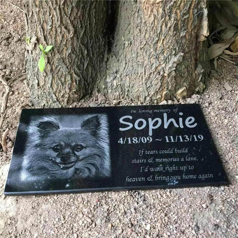 Personalized Cat Dog Memorial Stones Grave Markers