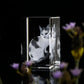 Personalized Sympathy Tribute Custom Gift for Loss of Beloved Pet with Crystal Decor