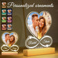 Personalized Ornament Customized Memorial Night Light with Picture Frame