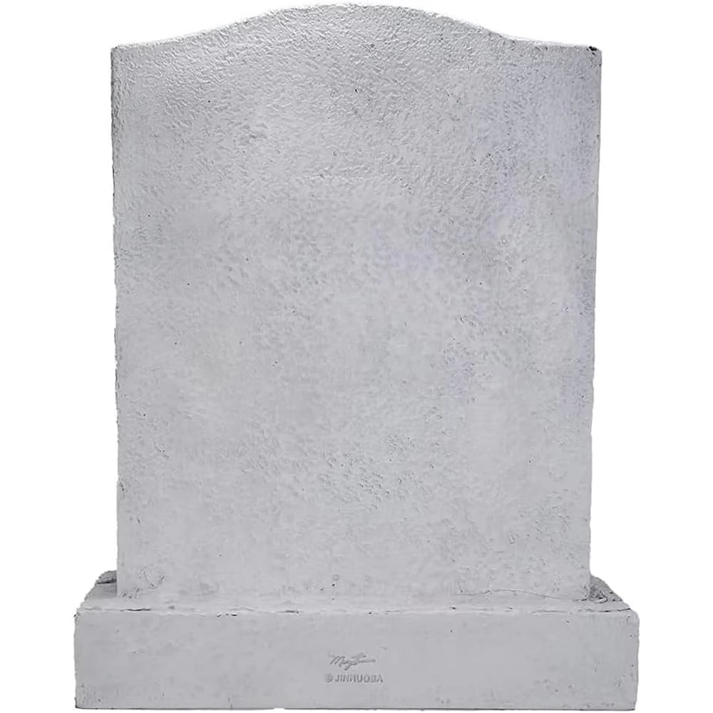 Upright Pet Headstone for Dog, Personalized Dog Memorial Stone Resin Dog Statue