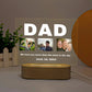Personalized 3D Acrylic Custom Photo Lamp LED Night Light for Parents Love Mom Dad