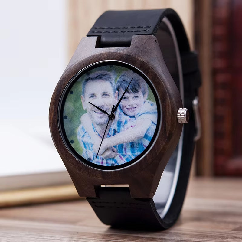 Personalized Men Watch Wooden Timepieces Special Family Present