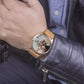 Custom Made Universal Watches for Men Pattern Silver Watch Men Wrist Original Photo