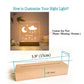 Personalized Nightlight USB LED Customized Name 3D Lamp