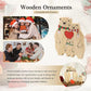 New Personalized Wooden Bear Custom Family Name Puzzle Sculpture