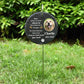 Personalized Pet Memorial Garden Stone Custom Dog Photo Name Grave Stone