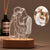 Personalized Gift Photo 3D Lamp Customized Wedding Anniversary Valentines Day Gift