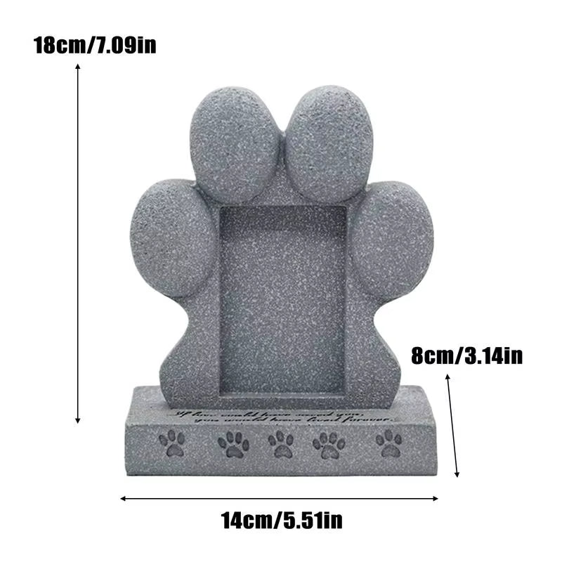 Pet Dog Sacrifice Tombstone Can Place Photo Creative Resin Simulation Monument Memorial Stone