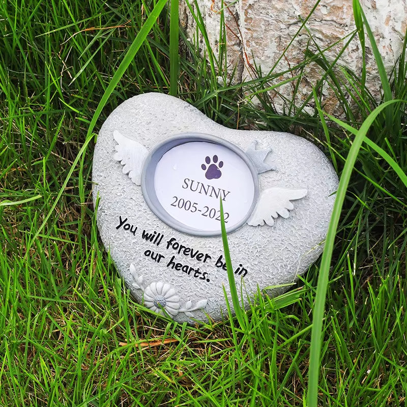 Pet Dog Tombstone Creative Resin Simulation Memorial Stone