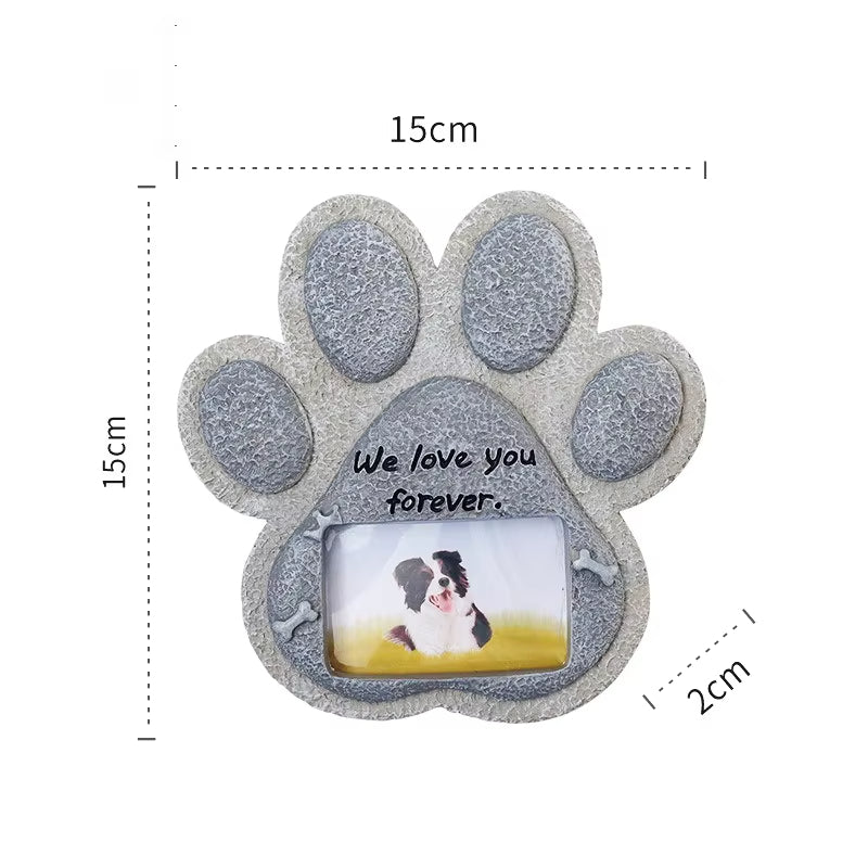 Pet Dog Tombstone Creative Resin Simulation Memorial Stone