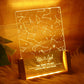 Personalized Constellation Chart Lamp Customized Bedroom NightLight for Couples