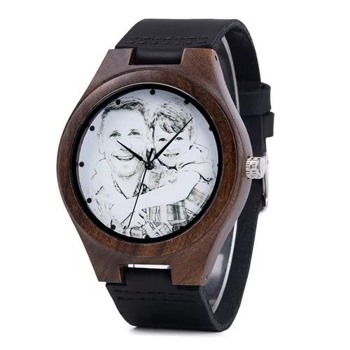 Personalized Men Watch Wooden Timepieces Special Family Present