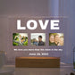Custom 3D Acrylic Photo Lamp Personalized Led Night Light for Parents