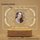 Personalized Unique Sympathy Gift For Custom In Memory of Loved Light Up Picture Frames