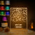 Personalized Constellation Chart Lamp Customized Bedroom Night Light