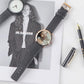Custom Made Universal Watches for Men Pattern Silver Watch Men Wrist Original Photo