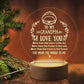 3D Night Light USB Wooden Base Decoration Maison Acrylic LED Lamp