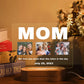 Personalized 3D Acrylic Custom Photo Lamp LED Night Light for Parents Love Mom Dad