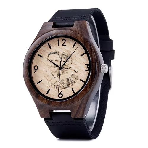 Personalized Men Watch Wooden Timepieces Special Family Present
