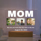 Custom 3D Acrylic Photo Lamp Personalized Led Night Light for Parents